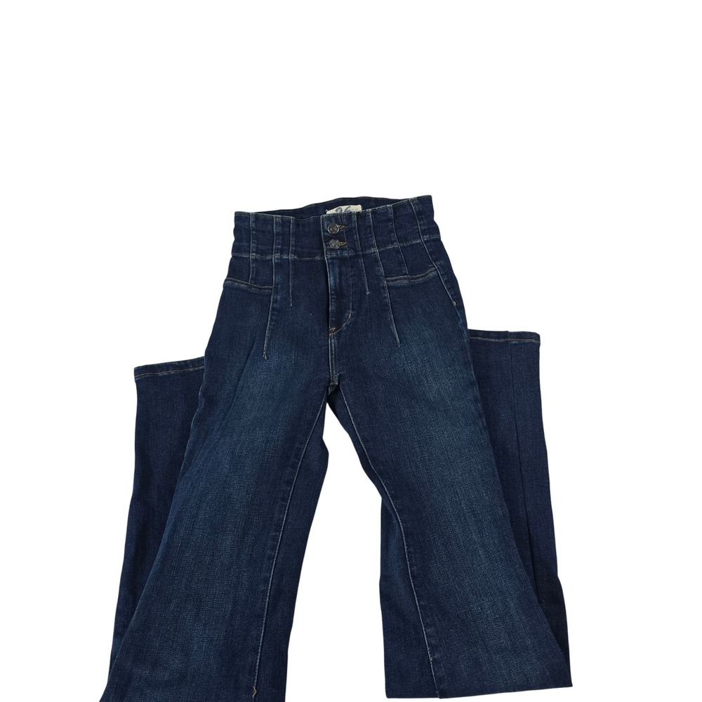 Free People We The Free Dark Wash Super High Rise Flare Jeans Size 26 OB1184972